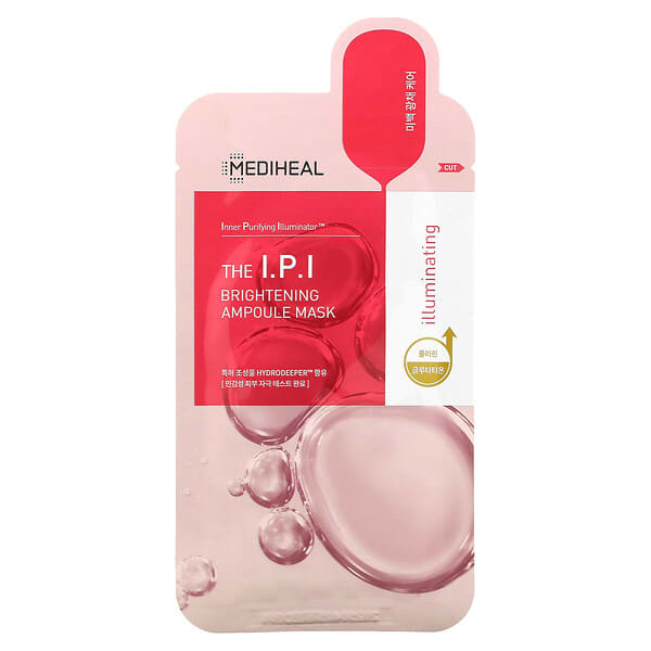 Mediheal, I.P.I、ブライトニングアンプル美容マスク、25ml（0.84液量オンス）