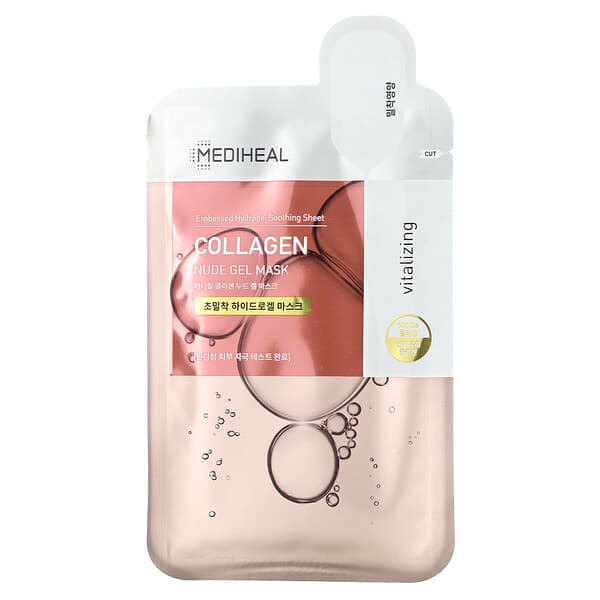 Mediheal‏, Collagen, Nude Gel Beauty Mask, 1 Sheet, 1.05 oz (30 g)