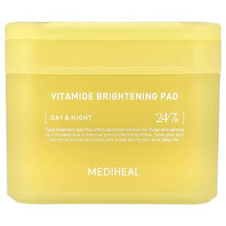 MEDIHEAL, Vitamide Brightening Pad, aufhellende Pads, Tag und Nacht, 100 Pads