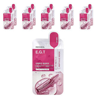 ميديهيل‏, EGT قناع الجمال من Derma Ampoule ، 10 أقنعة ، 0.87 أونصة سائلة (26 مل) لكل قناع