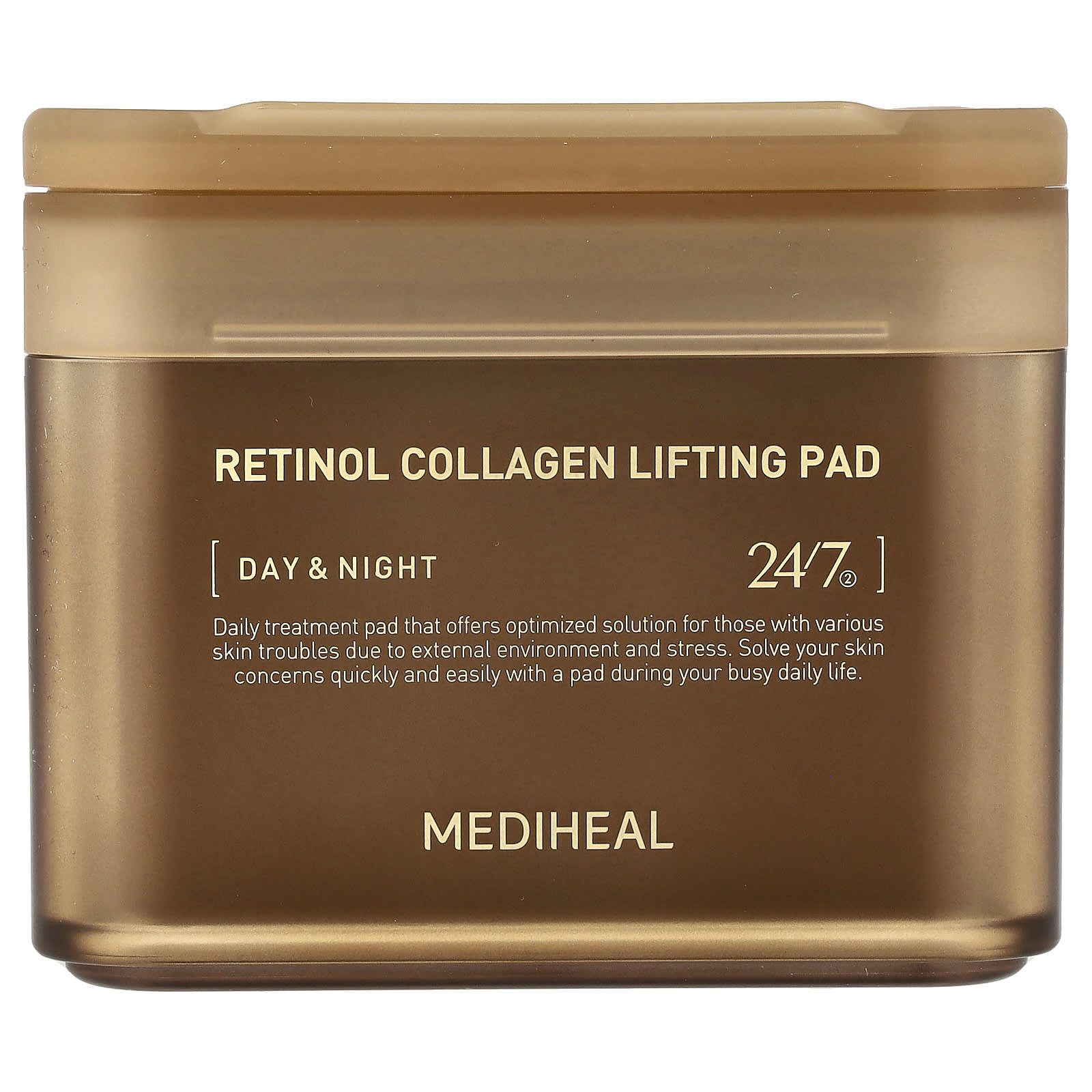 MEDIHEAL, подушечки с ретинолом и коллагеном, 100 квадратных подушечек