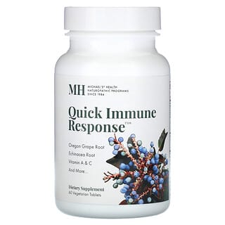 Michael's Naturopathic, Quick Immune Response，60 片素食片