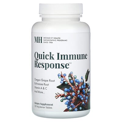 Michael's Health, Rapid Immune Response, 120 Vegetarian Tablets