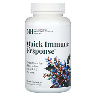 Michael's Naturopathic, Quick Immune Response, schnelle Immunreaktion, 120 pflanzliche Tabletten