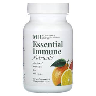 Michael's Naturopathic, Nutriments immunitaires essentiels, 60 capsules végétariennes