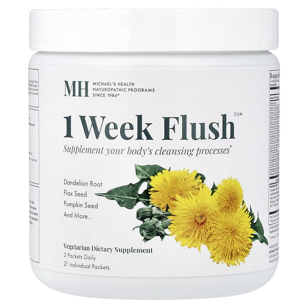 Michael's Health, 1주 플러시, 베지 정제 84정