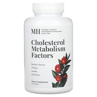 Michael's Naturopathic, Czynniki metabolizmu cholesterolu, 270 tabletek