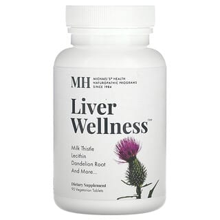 Michael's Naturopathic, Liver Wellness, 90 vegetarische Tabletten