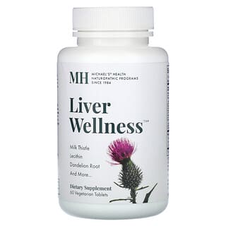 مايكلز ناتوراباثيك‏, Liver Wellness ، 60 قرصًا نباتيًا