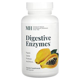 Michael's Naturopathic, Enzymes digestives, 180 capsules