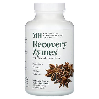 Michael's Health, Recovery Zymes, 270 pH Stabilized Enteric-Coated Tablets
