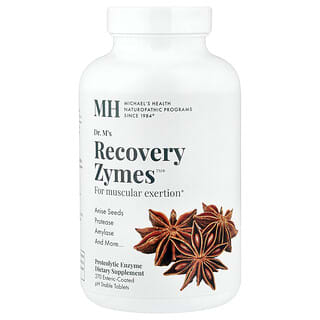 Michael's Health, Recovery Zymes, 270 comprimidos con recubrimiento entérico y pH estable