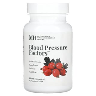 Michael's Naturopathic, Blutdruckfaktoren, 60 pflanzliche Tabletten