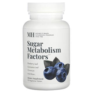 Michael's Naturopathic‏, Sugar Metabolism Factors, ‏90 טבליות צמחוניות