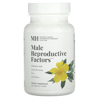 Michael's Naturopathic, Мужской репродуктивный фактор, 60 вегетарианских таблеток
