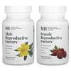 Male & Female Reproductive Factors Couples' Pack, 2 Flaschen, je 60 pflanzliche Tabletten