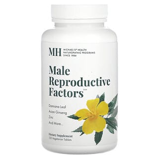 Michael's Naturopathic, Препарат для поддержания мужской репродуктивной функции, 120 вегетарианских и кошерных таблеток