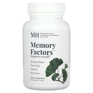 Michael's Naturopathic, Memory Factors, 90 Vegetarian Tablets