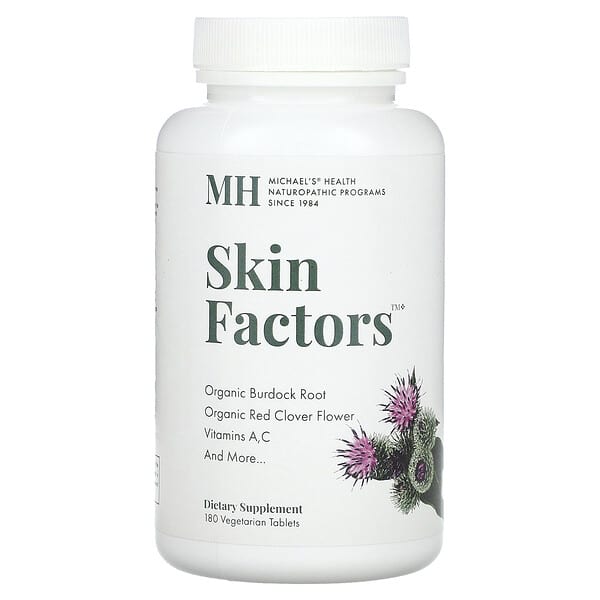 Skin Factors, 180 Vegetarian Tablets