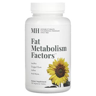 Michael's Naturopathic, Fat Metabolism Factors, 180 Vegetarian Tablets