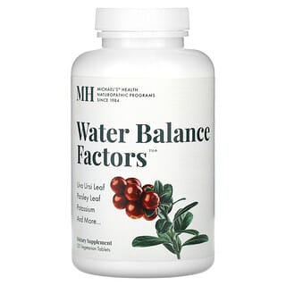 Michael's Naturopathic, Water Balance Factors, 120 вегетарианских таблеток