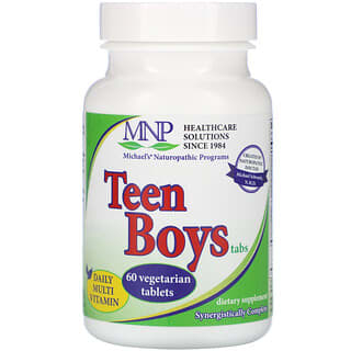 Michael's Naturopathic, Teen Boys Tabs, Daily Multi-Vitamin, 60 Vegetarian Tablets