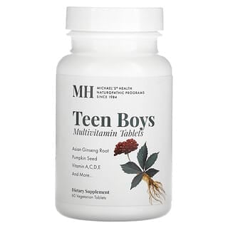 Michael's Naturopathic, Teen Boys Multivitamin, 60 Vegetarian Tablets