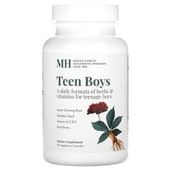 Michael's Naturopathic, Teen Boys Caps, Multi-vitamine quotidienne, 60 Gélules végétariennes et casher