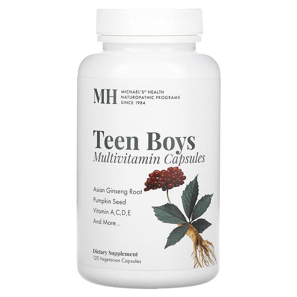 Teen Boys Multivitamin, 120 Vegetarian Capsules