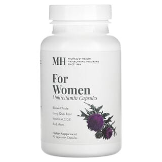 Michael's Naturopathic, Мультивитамины для женщин, 90 вегетарианских капсул