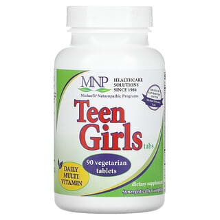 Michael's Naturopathic, Comprimidos para Meninas Adolescentes, Multivitaminas Diárias, 90 Comprimidos Vegetarianos