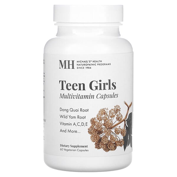 Teen Girls Multivitamin, 60 Vegetarian Capsules
