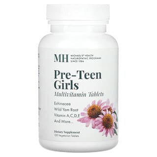 Michael's Naturopathic, Pre-Teen Girls, Multivitamin , 120 Vegetarian Tablets