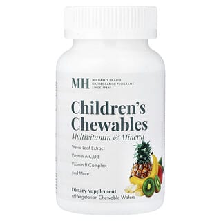 Michael's Health, Children's Chewables, Natural Fruit, 60 Vegetarian Chewable Wafers