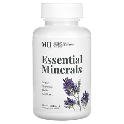 Michael's Health, Essential Minerals, 240 Vegetarian Tablets