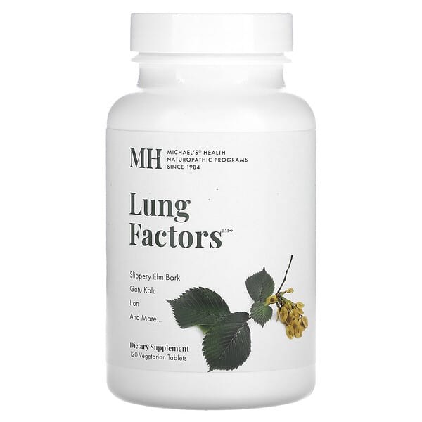 Michael's Health Lung Factors, 120 Vegetarian Tablets