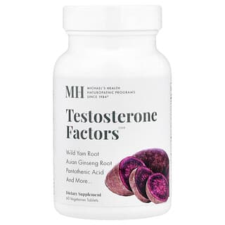 Michael's Health, Testosterone Factors, 60 Vegetarian Tablets