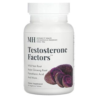 Michael's Naturopathic, Testosteron Factors, 60 pflanzliche Tabletten