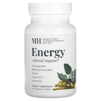 Michael's Health, Energy Adrenal Support, 60 Vegan Tablets