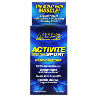 MHP, Activite Sport（アクティブスポーツ）、マルチビタミン、持続放出型、120粒