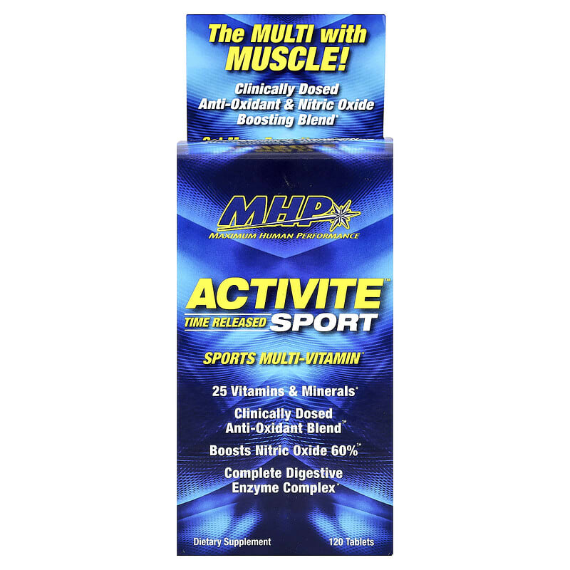 Activite（アクティブ）スポーツ、マルチビタミン、Time Released、120粒
