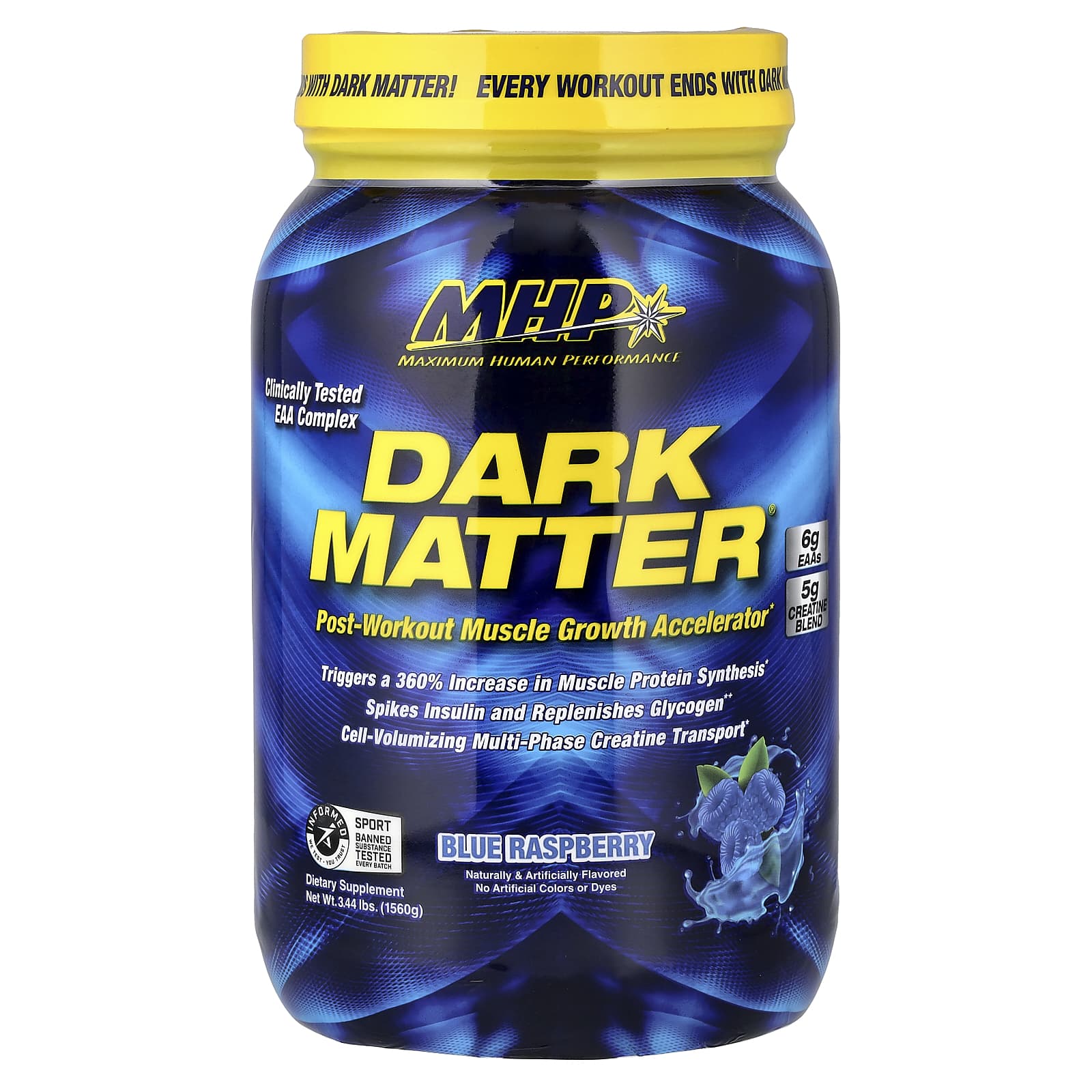 DARK MATTER®, Post-Workout Muscle Growth Accelerator, Blue