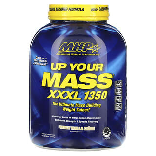 MHP, Up Your Mass, XXXL 1350, Suplemento para favorecer el desarrollo muscular, Crema de vainilla francesa, 2728 g (6 lb)