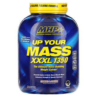 MHP, Up Your Mass XXXL 1350, Kekse und Sahne, 2.720 g (6 lbs.)
