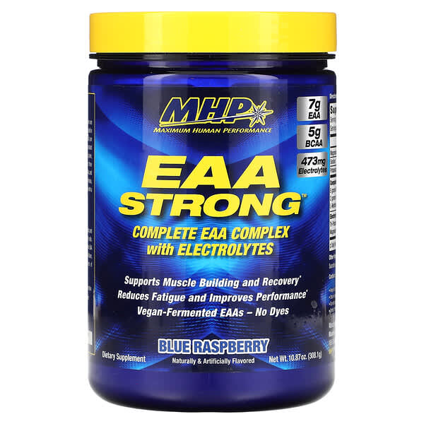 MHP, EAA Strong，藍樹莓味，10.87 盎司（308.1 克）
