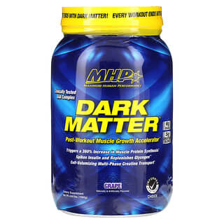 MHP, DARK MATTER, Post-Workout Muscle Growth Accelerator, Grape, 3.44 lbs (1,560 g)