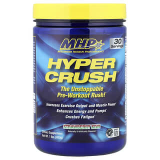 MHP, Hyper Crush, Pré-treino, Morango Kiwi, 453 g (1 lb)