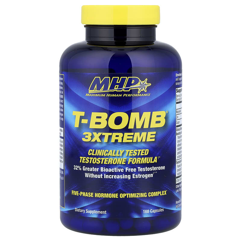 MHP, T-Bomb  3Xtreme, 168 Capsules | iHerb