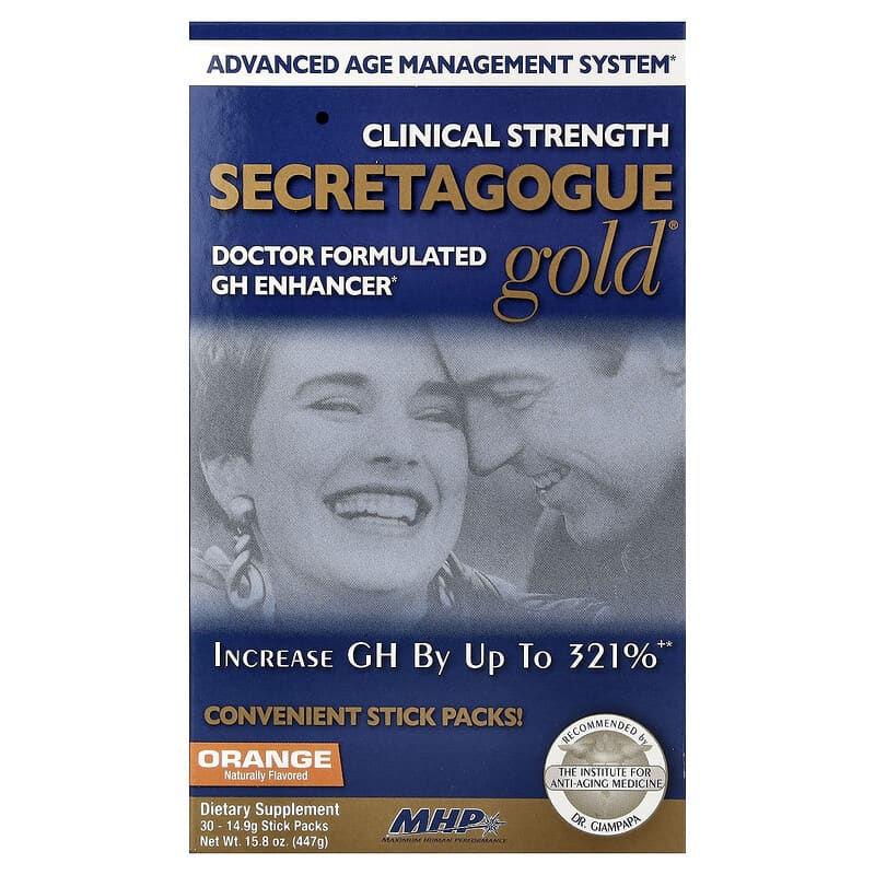 Secretagogue-Gold®, Orange, 30 Stick Packs, 0.53 oz (14.9 g) Each