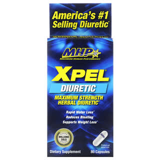 MHP, XPEL, Maximum Strength Herbal Diuretic, 80 Capsules